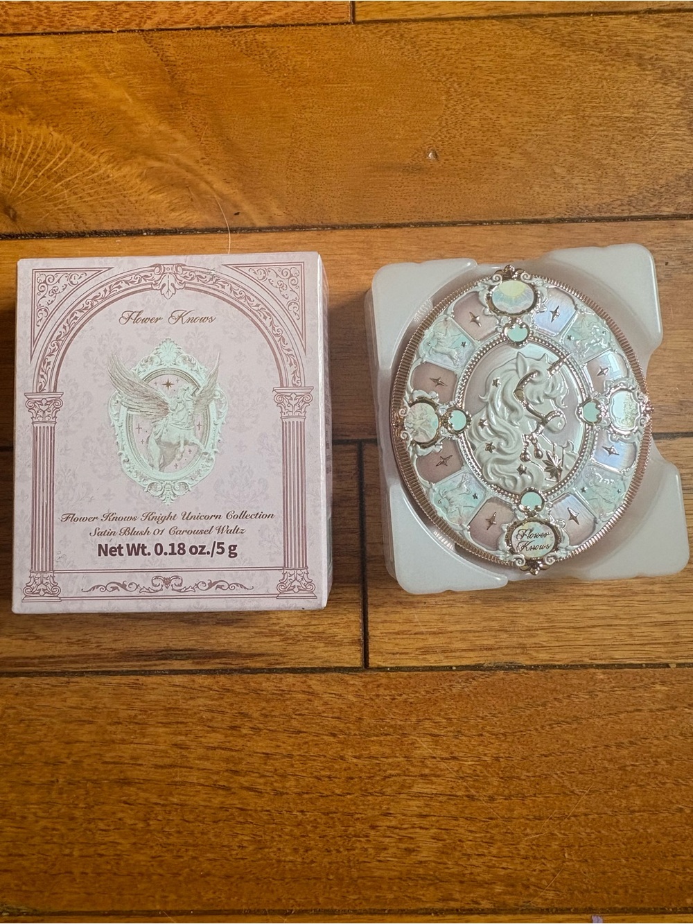Flower Knows satin blush in Carousel Waltz (01)
